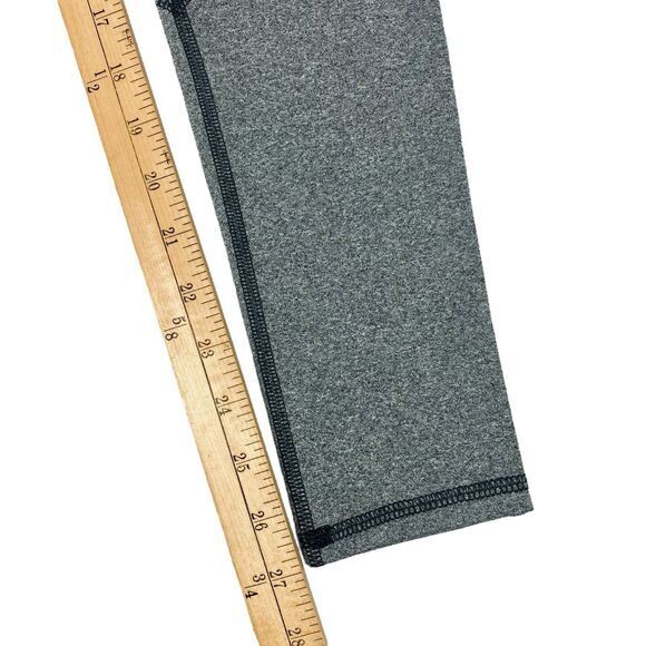 Nike Pro Dri Fit Womens S Heather Gray Ankle Length Stretchy Athleisure Leggings - Picture 10 of 12